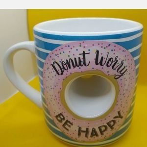 Papel Donut Worry Be Happy Coffee Mug (C25)
